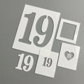 Addon: Number Stencil Set