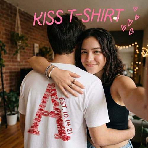 "Kiss Shirt" Kit with YOUR Lips 💋 Puckerprints™