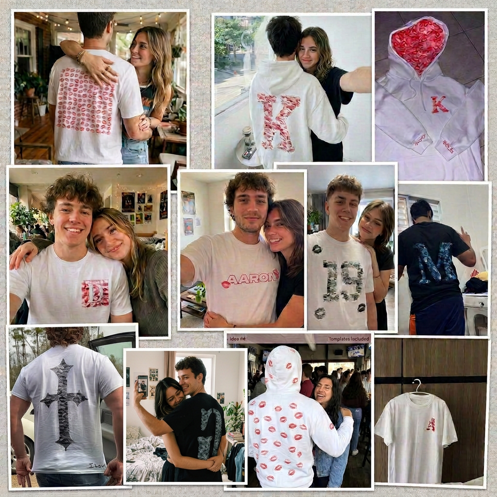 "Kiss Shirt" Kit with YOUR Lips 💋 Puckerprints™